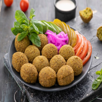 صحن فلافل عادي
