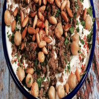 فتة حمص باللحمة
