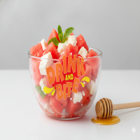 البطيخ وجبن